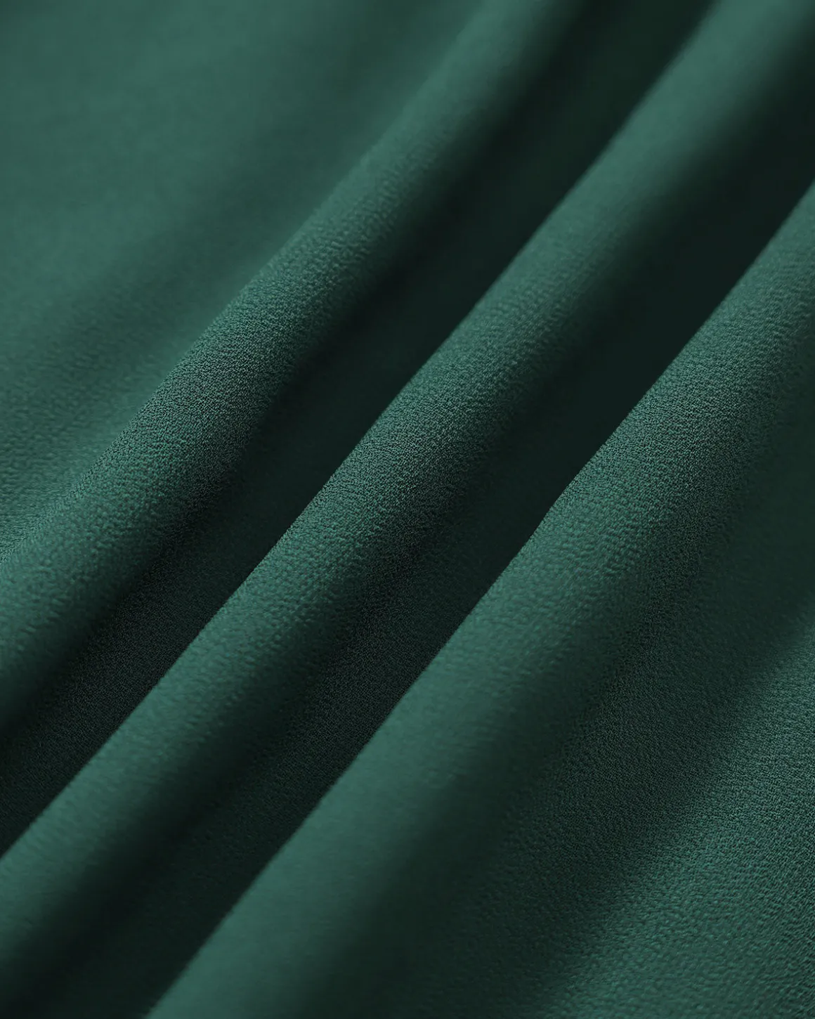 The Green Stand Collar Sheer Slit Mini Dress