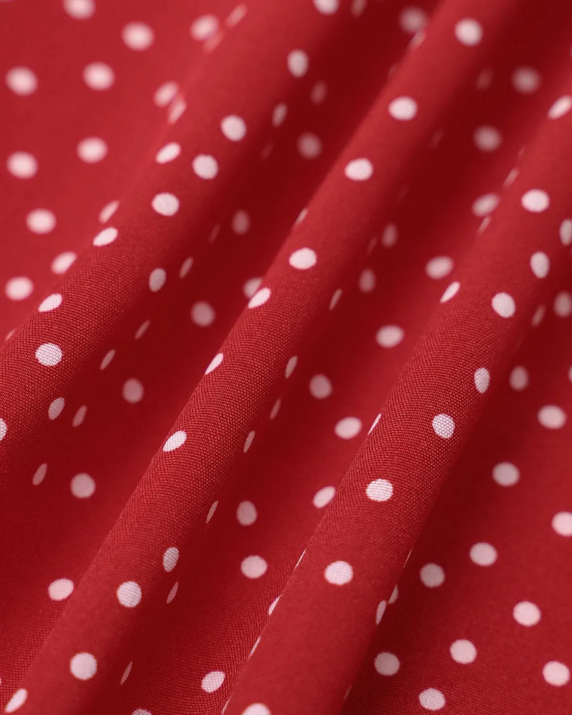 The Polka Dot Ruffle Wrap Dress