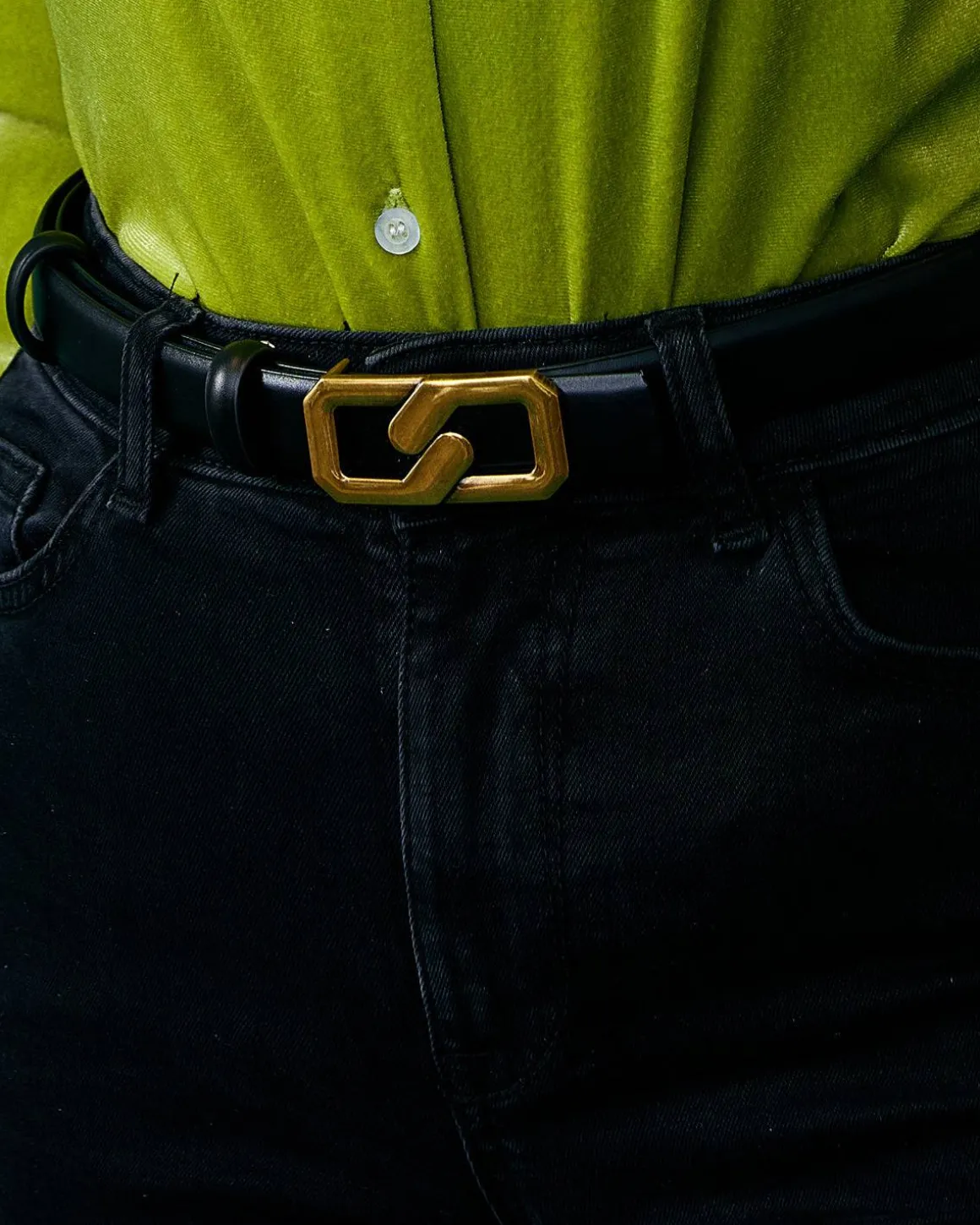 The Reversible Metal Buckle Belt