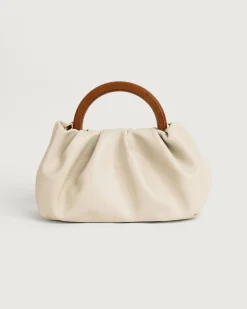 The Solid Ruched Handbag