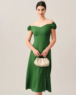 The Solid Ruched Handbag