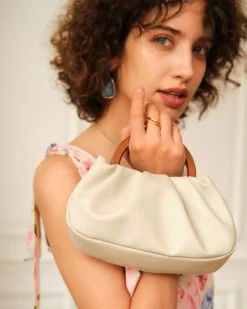 The Solid Ruched Handbag