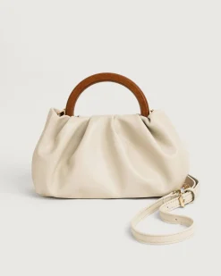 The Solid Ruched Handbag
