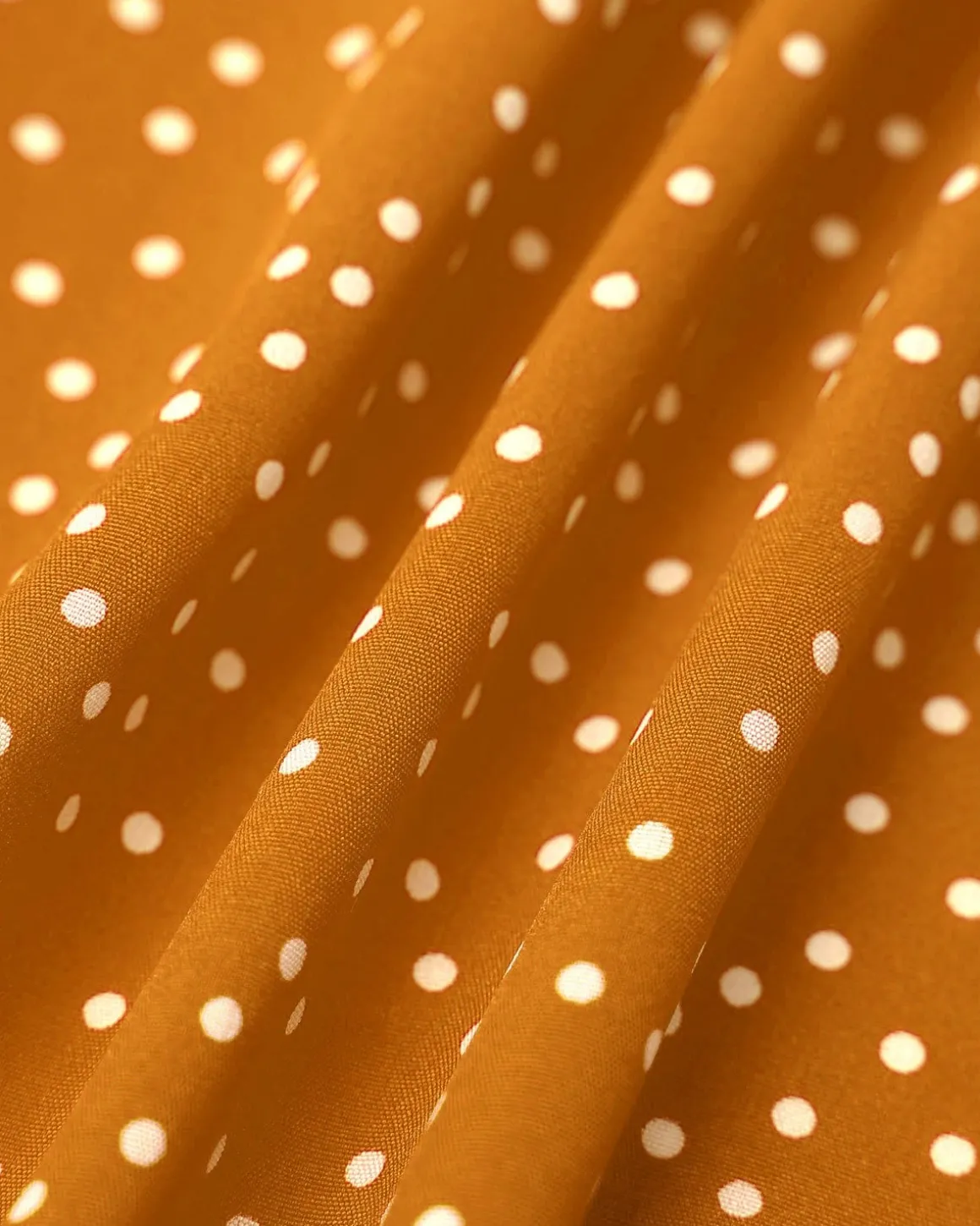 The Yellow Polka Dot Ruffle Wrap Dress