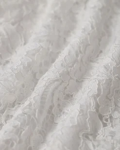 White Lace Collared Sleeveless Mini Dress