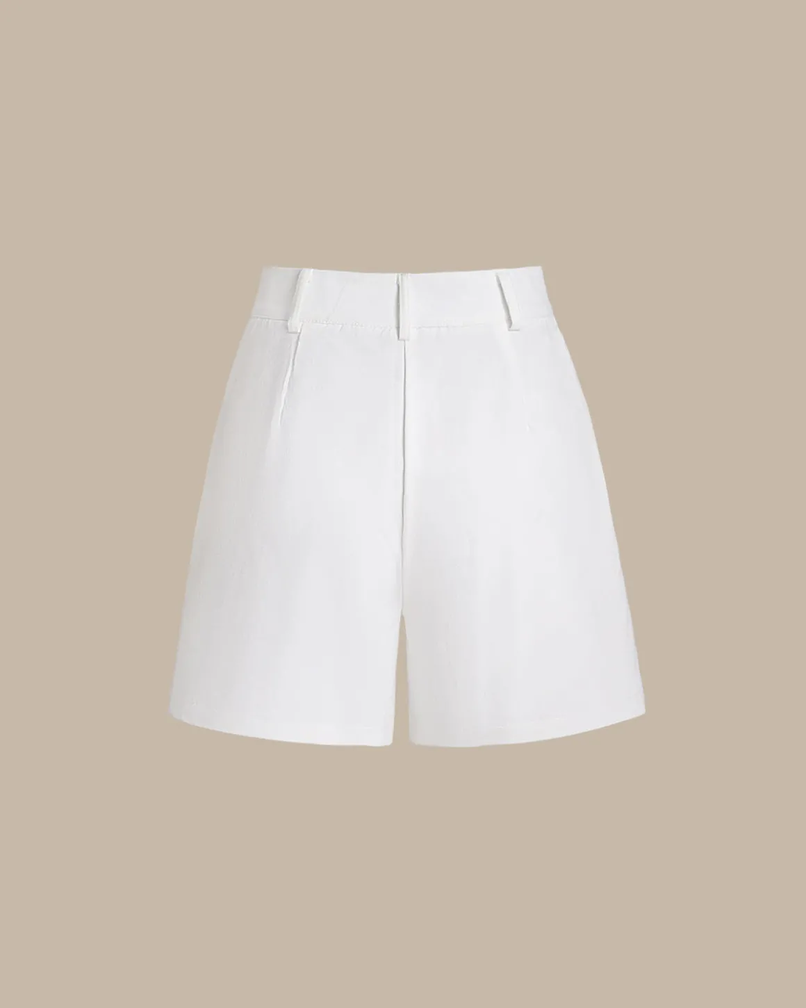 White Pocket Shorts