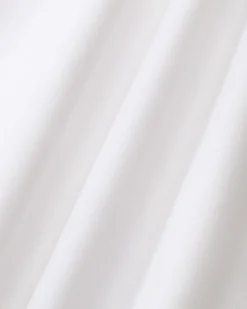 White Round Neck Pocket Maxi Dress