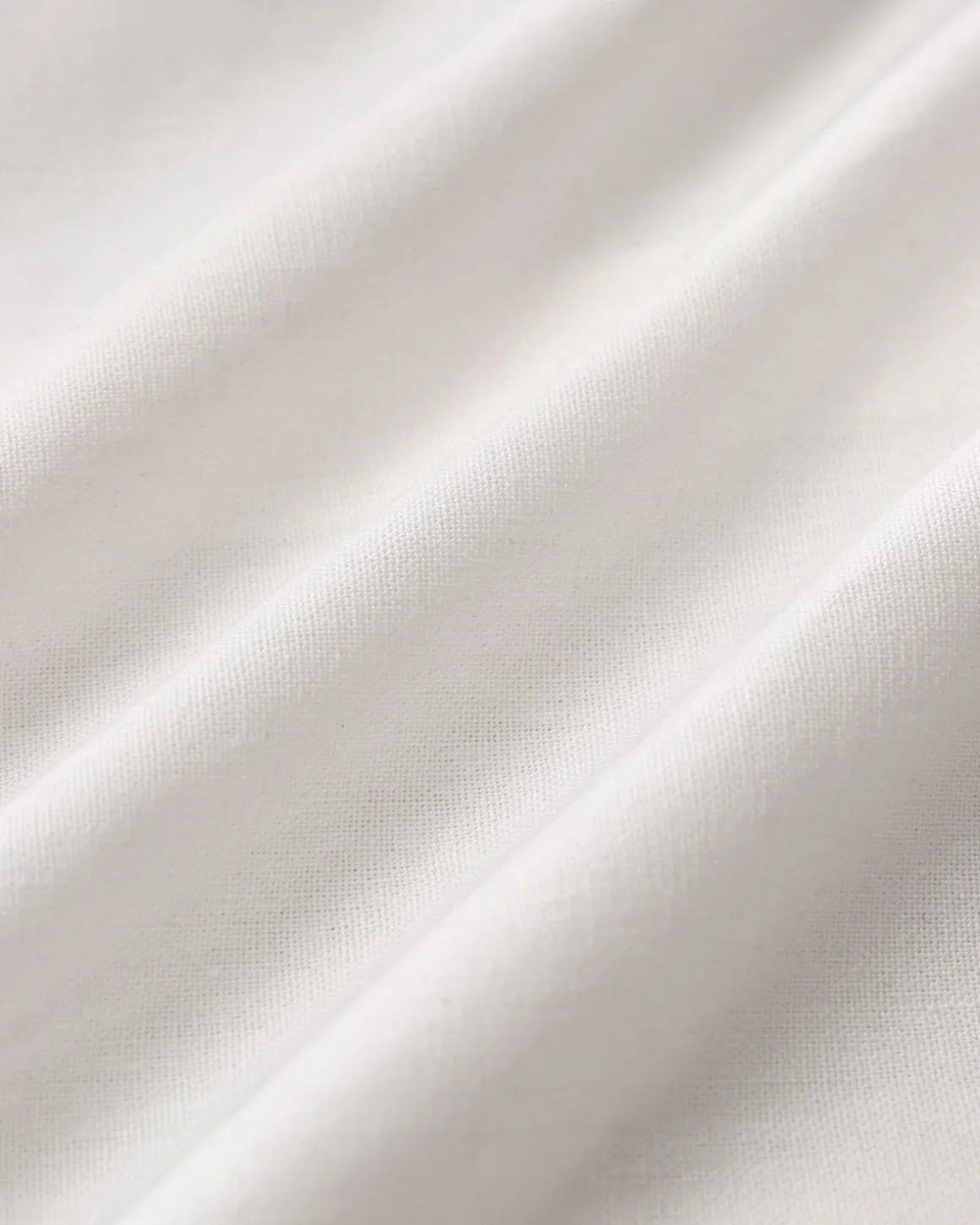 White Textured Crochet Shirt