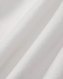Women's White Contrasting Sweater Midi Dress