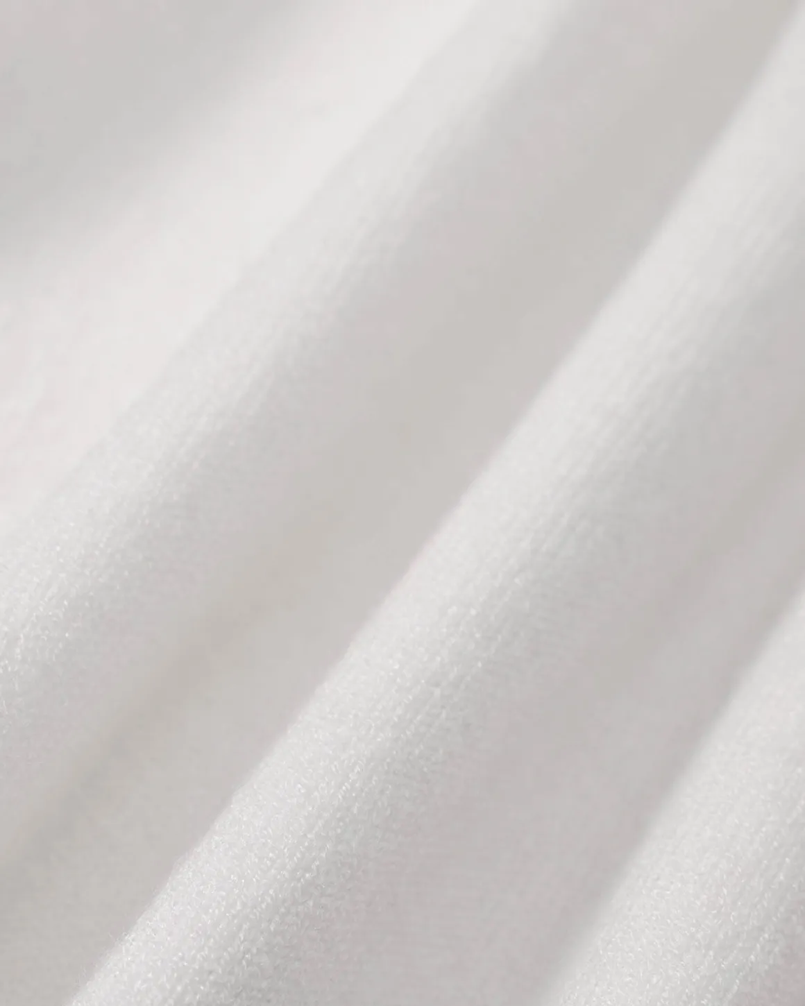 Women's White Contrasting Sweater Midi Dress